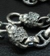 Photo13: Snake Keeper With 2Lions & Maltese Cross H.W.O Chiseled Anchor Links Wallet Chain (13)