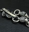 Photo11: Snake Keeper With 2Lions & Maltese Cross H.W.O Chiseled Anchor Links Wallet Chain (11)