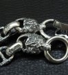 Photo10: Snake Keeper With 2Lions & Maltese Cross H.W.O Chiseled Anchor Links Wallet Chain (10)