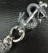 Photo9: Snake Keeper With 2Lions & Maltese Cross H.W.O Chiseled Anchor Links Wallet Chain (9)