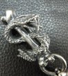 Photo8: Snake Keeper With 2Lions & Maltese Cross H.W.O Chiseled Anchor Links Wallet Chain (8)