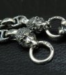 Photo20: Snake Keeper With 2Lions & Maltese Cross H.W.O Chiseled Anchor Links Wallet Chain (20)