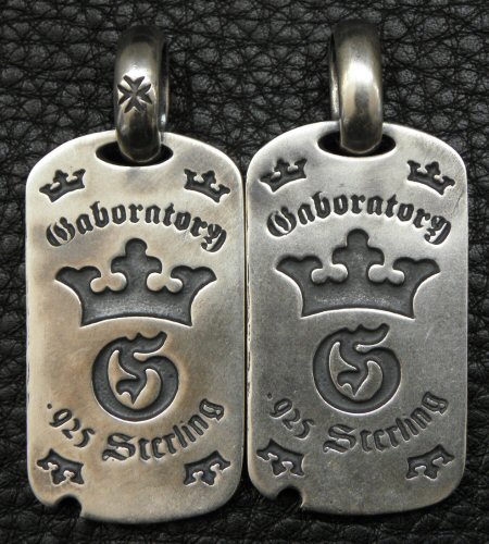 Gaborartory G&Crown With H.W.O Dog Tag (Half Size)